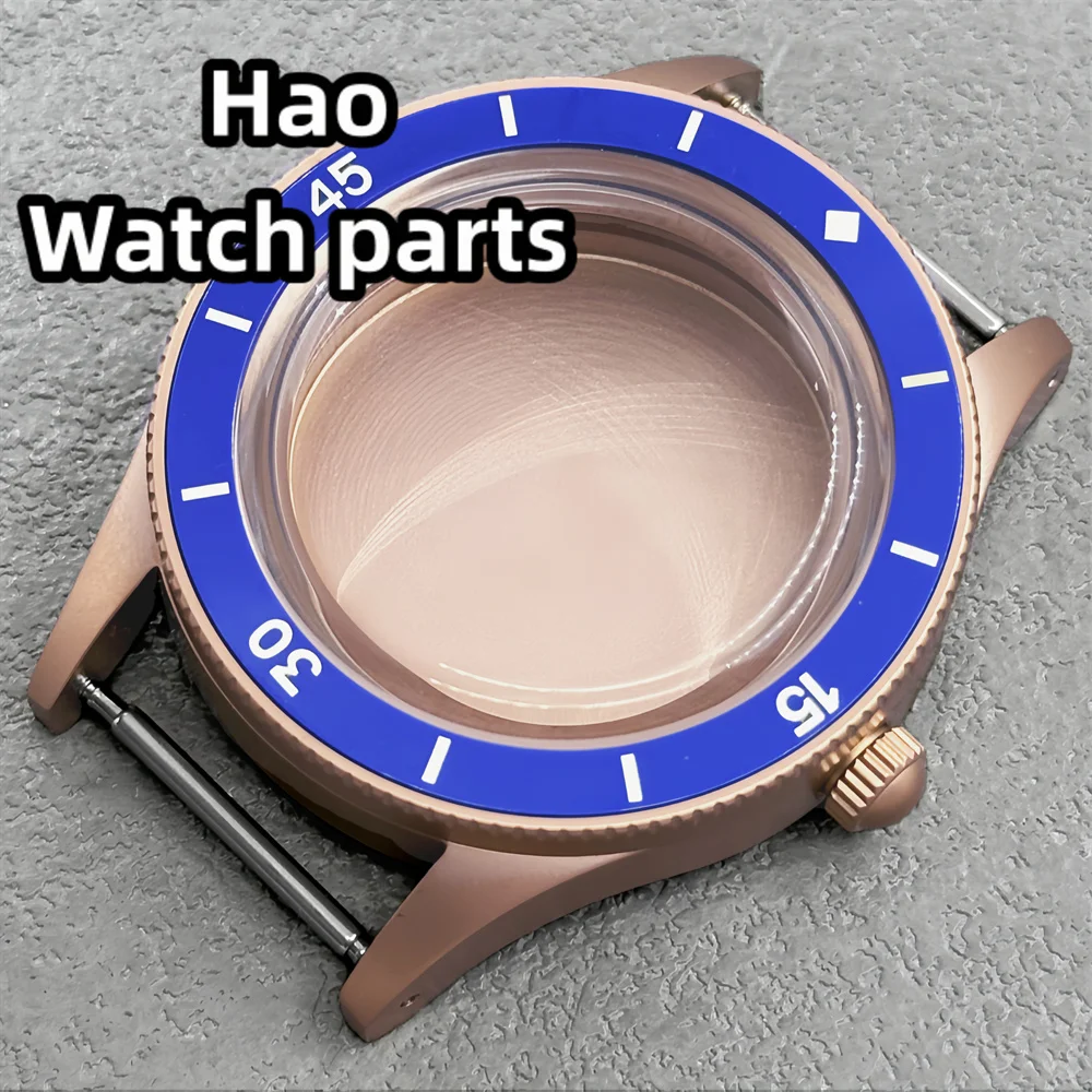 Vintage Fifty Fathoms Case 40mm Sandblasted Men's Diver Case Domed Sapphire Glass Ceramic Luminous Bezel Fits NH35 NH36 Movement
Vintage Fifty Fathoms Case 40mm Sandblasted Men's Diver Case Domed Sapphire Glass Ceramic Luminous Bezel Fits NH35 NH36 Movement