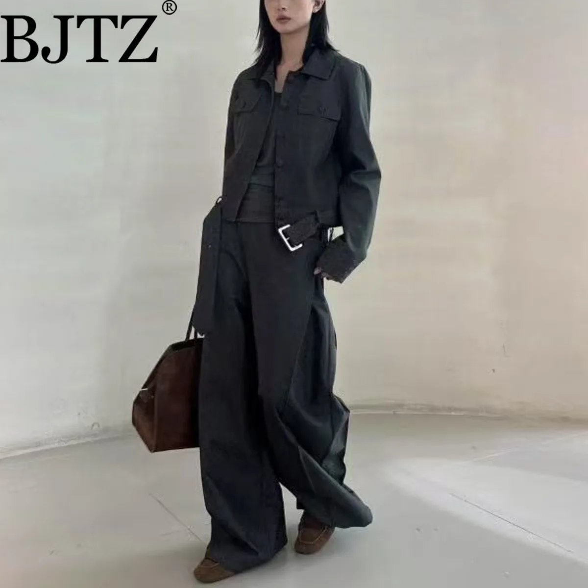BJTZ модная универсальная куртка-карго для женщин с длинными рукавами и лацканами, высококачественное однобортное женское пальто, куртка
BJTZ модная универсальная куртка-карго для женщин с длинными рукавами и лацканами, высококачественное однобортное женское пальто, куртка