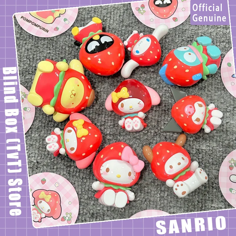Genuine Sanrio Strawberry Candy Series Blind Box Mini Doll Pendants Cute Cartoon Charms Small Gift For Kids Anime Fans
Genuine Sanrio Strawberry Candy Series Blind Box Mini Doll Pendants Cute Cartoon Charms Small Gift For Kids Anime Fans