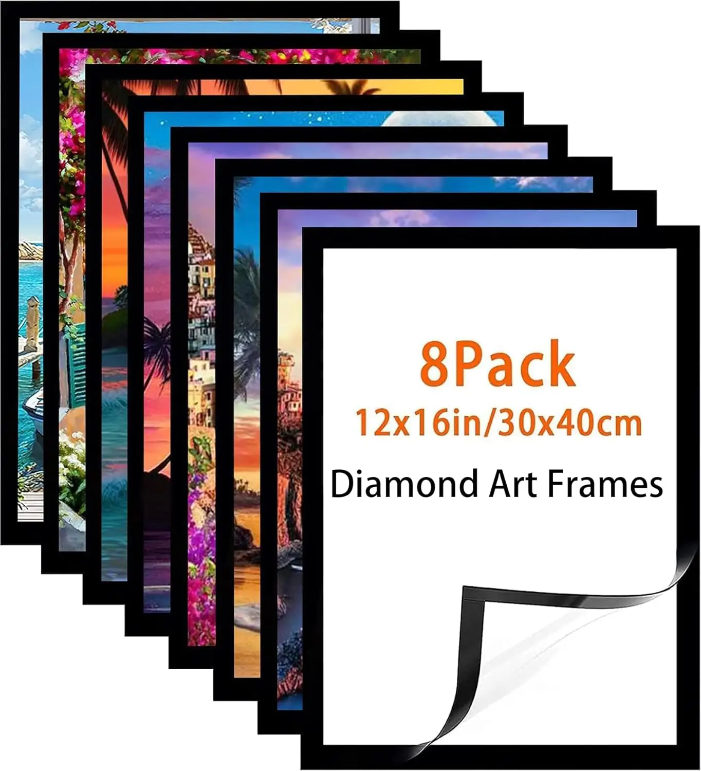 Diamond Art Frame 12x16 Inch - Diamond Frame 30x40 cm Painting Suitable for 10x14inch Picture, Diamond-Frames Magnetic Self-Adhe
Diamond Art Frame 12x16 Inch - Diamond Frame 30x40 cm Painting Suitable for 10x14inch Picture, Diamond-Frames Magnetic Self-Adhe