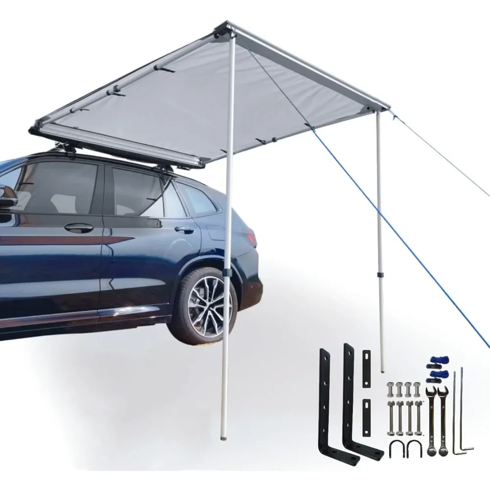 Car Overlanding Awning Pull-Out Vehicle Shades, Waterproof Roof Rack Truck Side Awning Shelter SUV Canopy Camper Tent Gray
Car Overlanding Awning Pull-Out Vehicle Shades, Waterproof Roof Rack Truck Side Awning Shelter SUV Canopy Camper Tent Gray