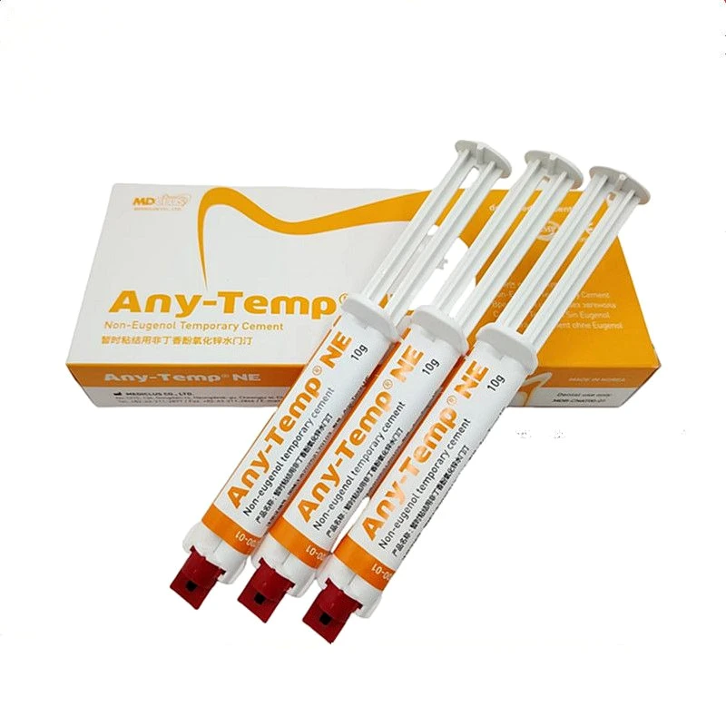 10g/Pcs Dental Temporary Crown Cement Adhesive No Eugenol Oral Cavity Dentin Temporarily Bonding Nursing Filling Material
10g/Pcs Dental Temporary Crown Cement Adhesive No Eugenol Oral Cavity Dentin Temporarily Bonding Nursing Filling Material