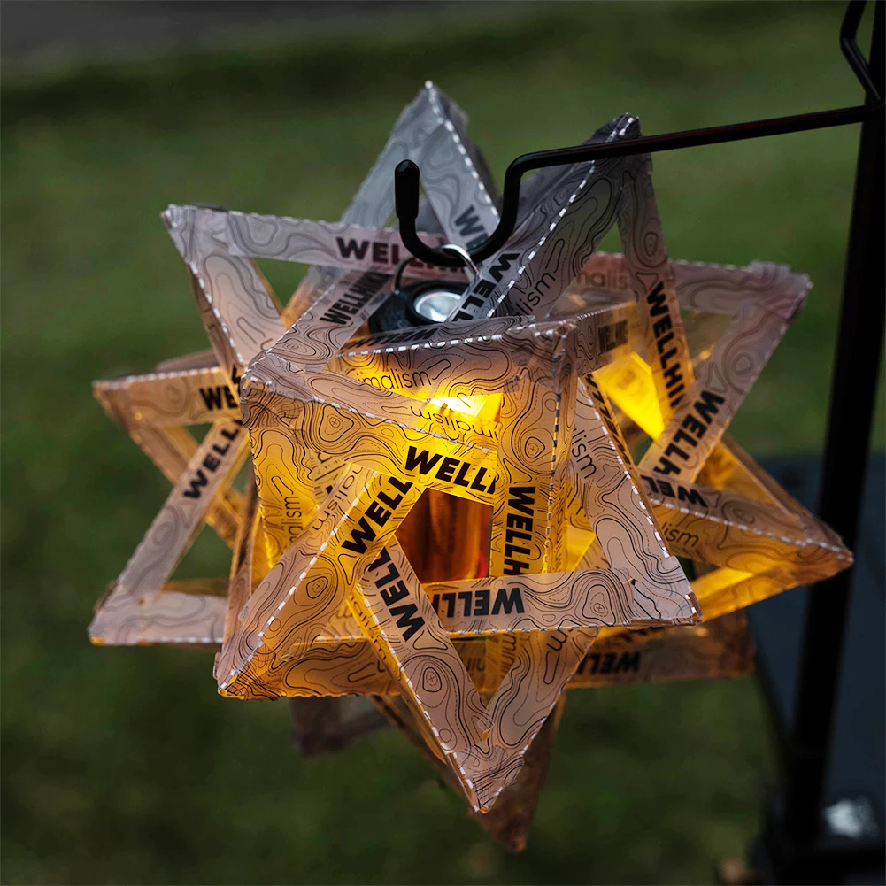 DIY Outdoor Star Camping Light Shade Wear-Resistant Atmosphere Lampshade Outdoor Lantern Shade for Outdoor Camping Tent
DIY Outdoor Star Camping Light Shade Wear-Resistant Atmosphere Lampshade Outdoor Lantern Shade for Outdoor Camping Tent