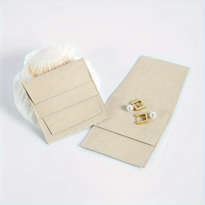5pcs Premium Jewelry Storage Bags - Soft Lint Flounce, Snap Button Closure, Perfect for Organizing Necklaces, Earrings, Rings
5pcs Premium Jewelry Storage Bags - Soft Lint Flounce, Snap Button Closure, Perfect for Organizing Necklaces, Earrings, Rings
