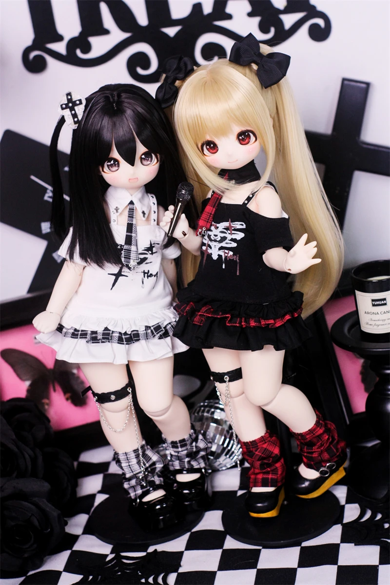 Одежда для кукол BJD, подходящая для размеров 1/4, комплект одежды Cute Little Idol, аксессуары для кукол (4 шт.)
Одежда для кукол BJD, подходящая для размеров 1/4, комплект одежды Cute Little Idol, аксессуары для кукол (4 шт.)