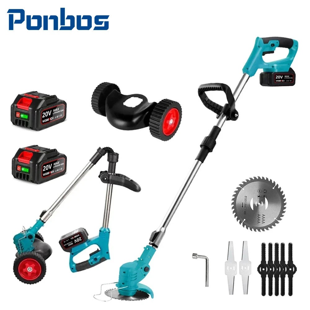Telescopic adjustable electric lawn mower household multifunctional rechargeable lawn mower Suitable for Makita 18 V battery
Telescopic adjustable electric lawn mower household multifunctional rechargeable lawn mower Suitable for Makita 18 V battery