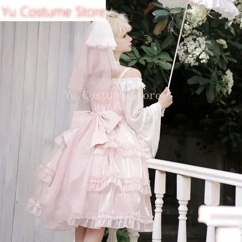 Love Organza ~ Sweet Lolita JSK Dress Tiered Cute Mini Party Dress Gothic Y2k Pink Princess Dresses Yu Costume
Love Organza ~ Sweet Lolita JSK Dress Tiered Cute Mini Party Dress Gothic Y2k Pink Princess Dresses Yu Costume