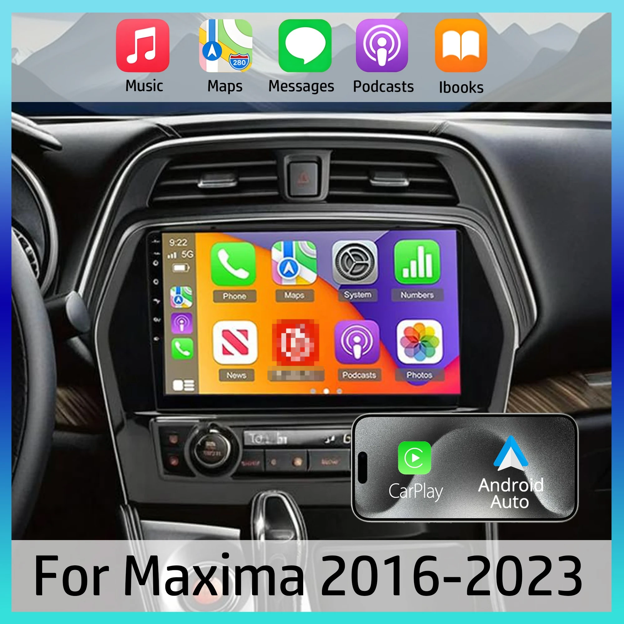 10inch Car Stereo Radio for Carplay WIFI 4+64G WIFI GPS Navigation for Nissan Maxima 2016-2023 Android 14 Multimedia 2Din Player
10inch Car Stereo Radio for Carplay WIFI 4+64G WIFI GPS Navigation for Nissan Maxima 2016-2023 Android 14 Multimedia 2Din Player
