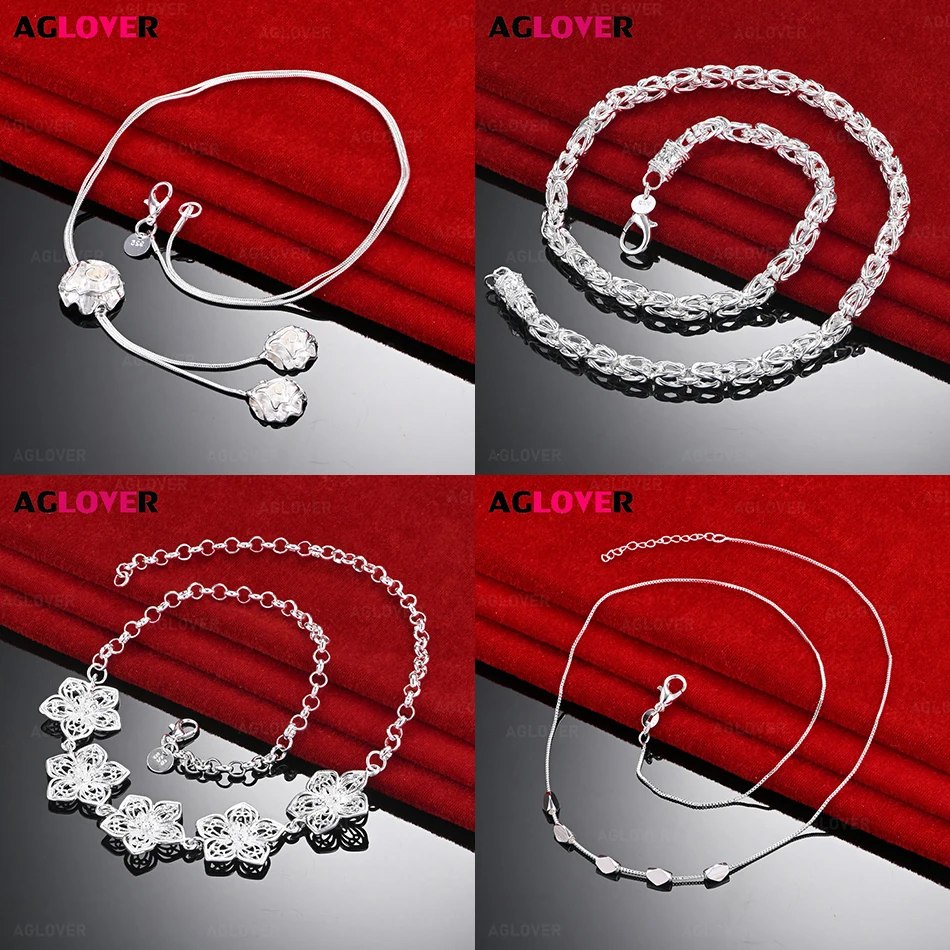 AGLOVER 925 Sterling Silver Braided Twisted Ring Dragon Head Necklace Women's Creative Temperament Accessories Party Jewelry 
AGLOVER 925 Sterling Silver Braided Twisted Ring Dragon Head Necklace Women's Creative Temperament Accessories Party Jewelry