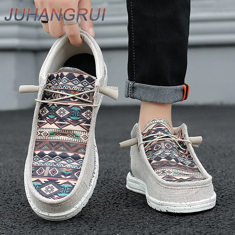 New Men's Ethnic Style Casual Shoes Linen Canvas Walking Trendy Shoe Casual Breathable Flat Plate Shoe Lightweight Loafers Shoe
New Men's Ethnic Style Casual Shoes Linen Canvas Walking Trendy Shoe Casual Breathable Flat Plate Shoe Lightweight Loafers Shoe
