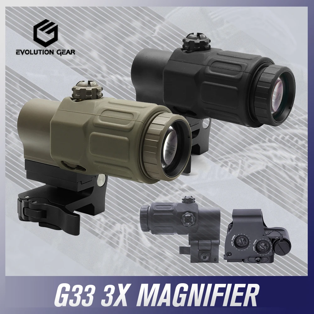 EVOLUTION GEAR G33 3X Magnifier with STS Mount
EVOLUTION GEAR G33 3X Magnifier with STS Mount
