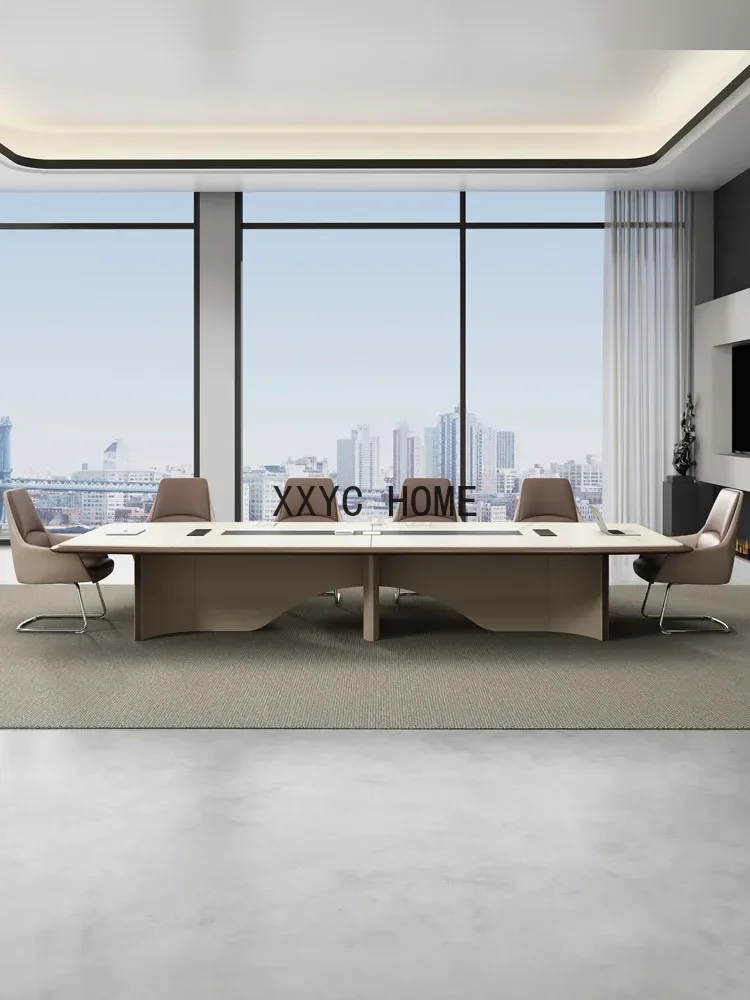 Conference Table Long Simple Modern Office Large and Chair Combination Conference Office
Conference Table Long Simple Modern Office Large and Chair Combination Conference Office
