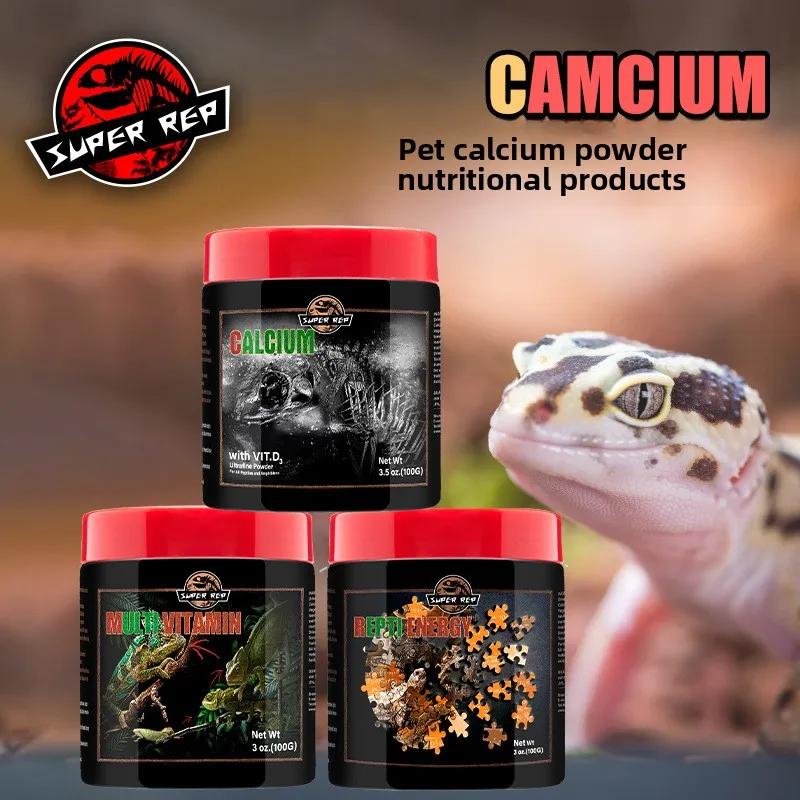 SuperRep Reptile Calcium Pro-Vitamin & Probiotic Blend with D3-for Tortoise/Bearded Dragon/Crested Gecko Metabolic Bone Disease
SuperRep Reptile Calcium Pro-Vitamin & Probiotic Blend with D3-for Tortoise/Bearded Dragon/Crested Gecko Metabolic Bone Disease