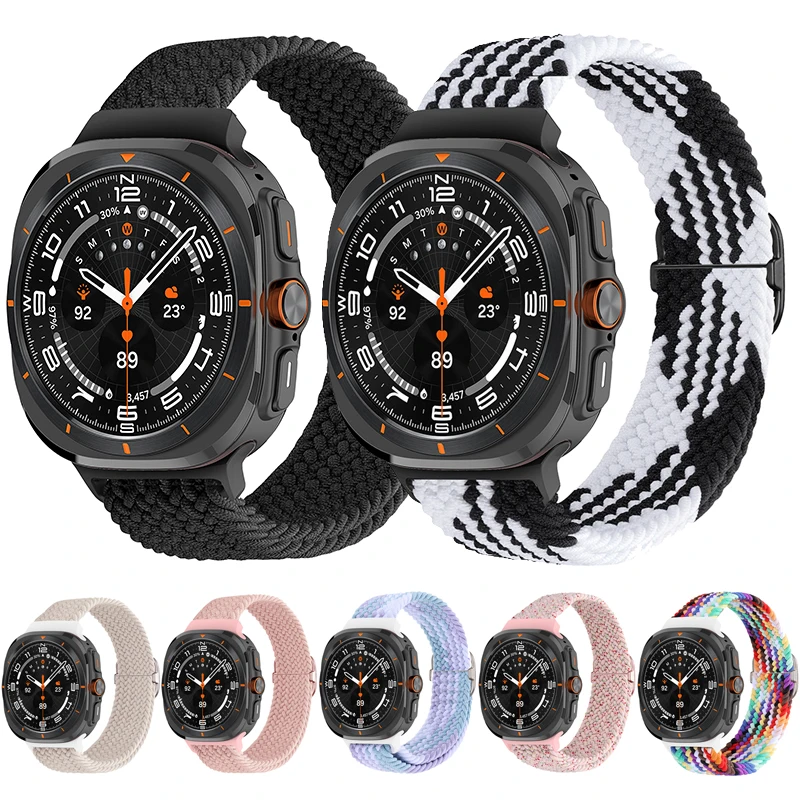 Поп-ремешок для Samsung Galaxy Watch Ultra, 47 мм, аксессуары, спортивный плетеный ремень с нейлоновой петлей, браслет Correa Galaxy Watch 7 Ultra Ban
Поп-ремешок для Samsung Galaxy Watch Ultra, 47 мм, аксессуары, спортивный плетеный ремень с нейлоновой петлей, браслет Correa Galaxy Watch 7 Ultra Ban