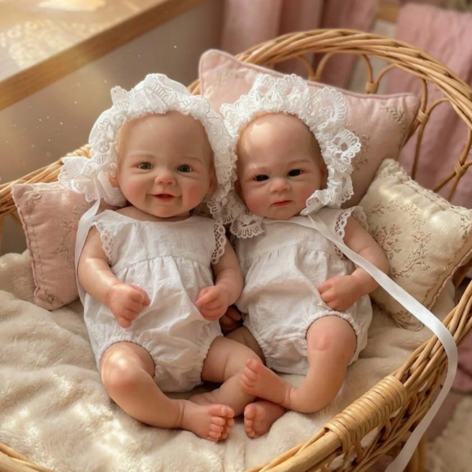13Inch Vivienne&Elijha All Silicone Reborn Doll Painted/Unpainted Full Body Silicone Newborn Baby Dolls Reborn Corpo De Silicone
13Inch Vivienne&Elijha All Silicone Reborn Doll Painted/Unpainted Full Body Silicone Newborn Baby Dolls Reborn Corpo De Silicone