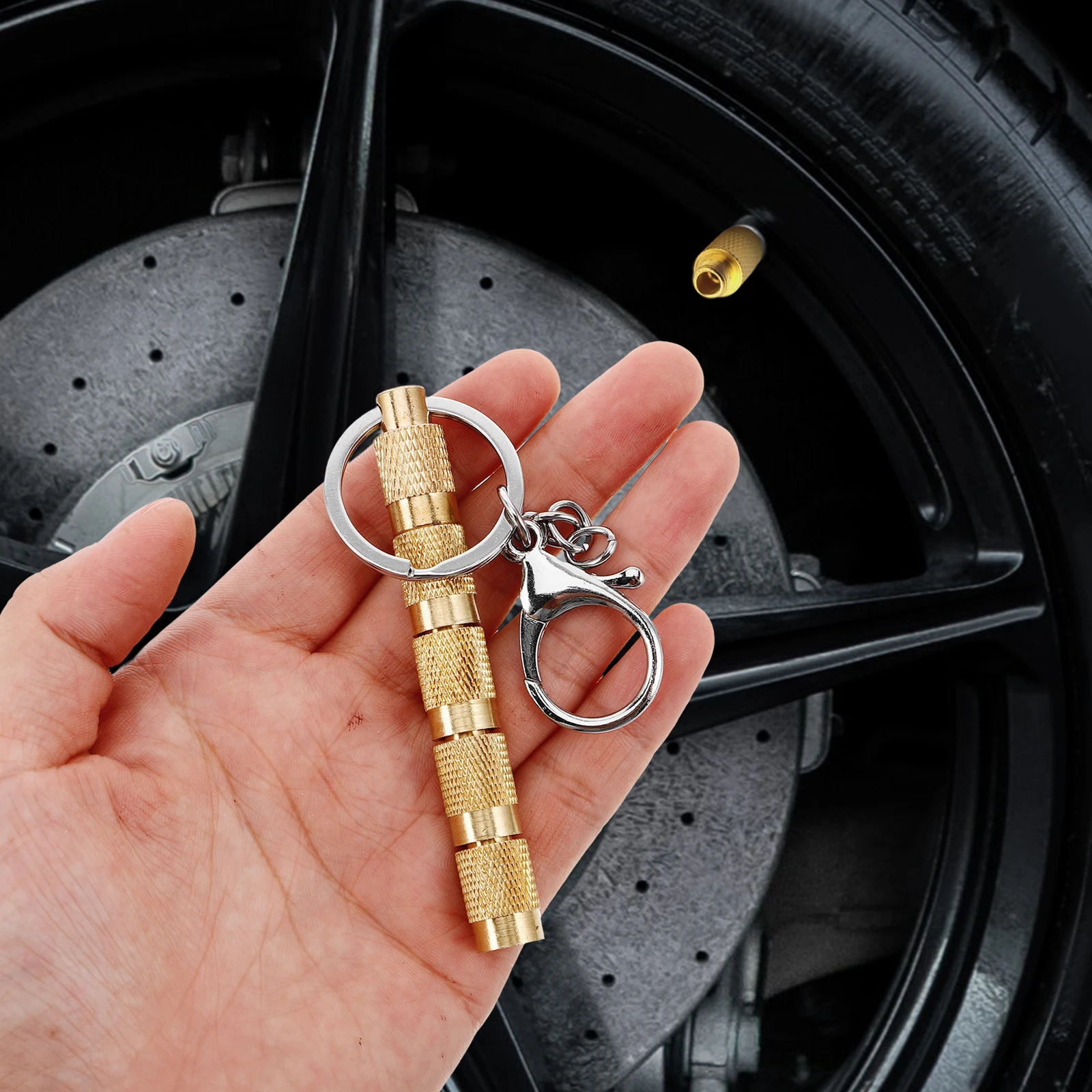 Tire Deflation Tool Brass Adjustable Bleeder Car Bike Tires Quick Release Valve Pressure Gauge Cap Kit
Tire Deflation Tool Brass Adjustable Bleeder Car Bike Tires Quick Release Valve Pressure Gauge Cap Kit