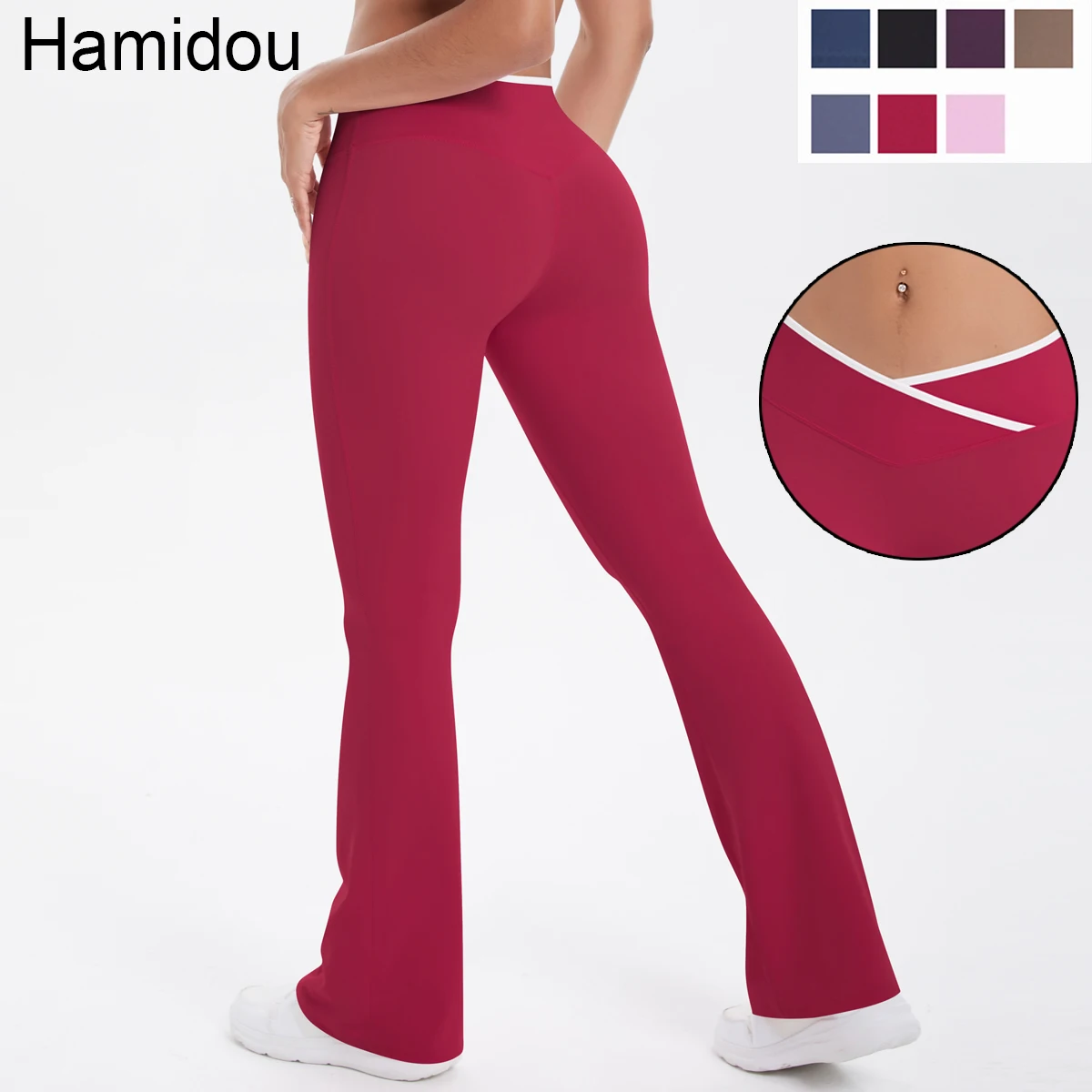 Yoga Pants for Woman Legging Quick Drying High Waisted Cross Fitness Pants Running Cycling Gym Push Up Solid Color Wide Leg Pant
Yoga Pants for Woman Legging Quick Drying High Waisted Cross Fitness Pants Running Cycling Gym Push Up Solid Color Wide Leg Pant