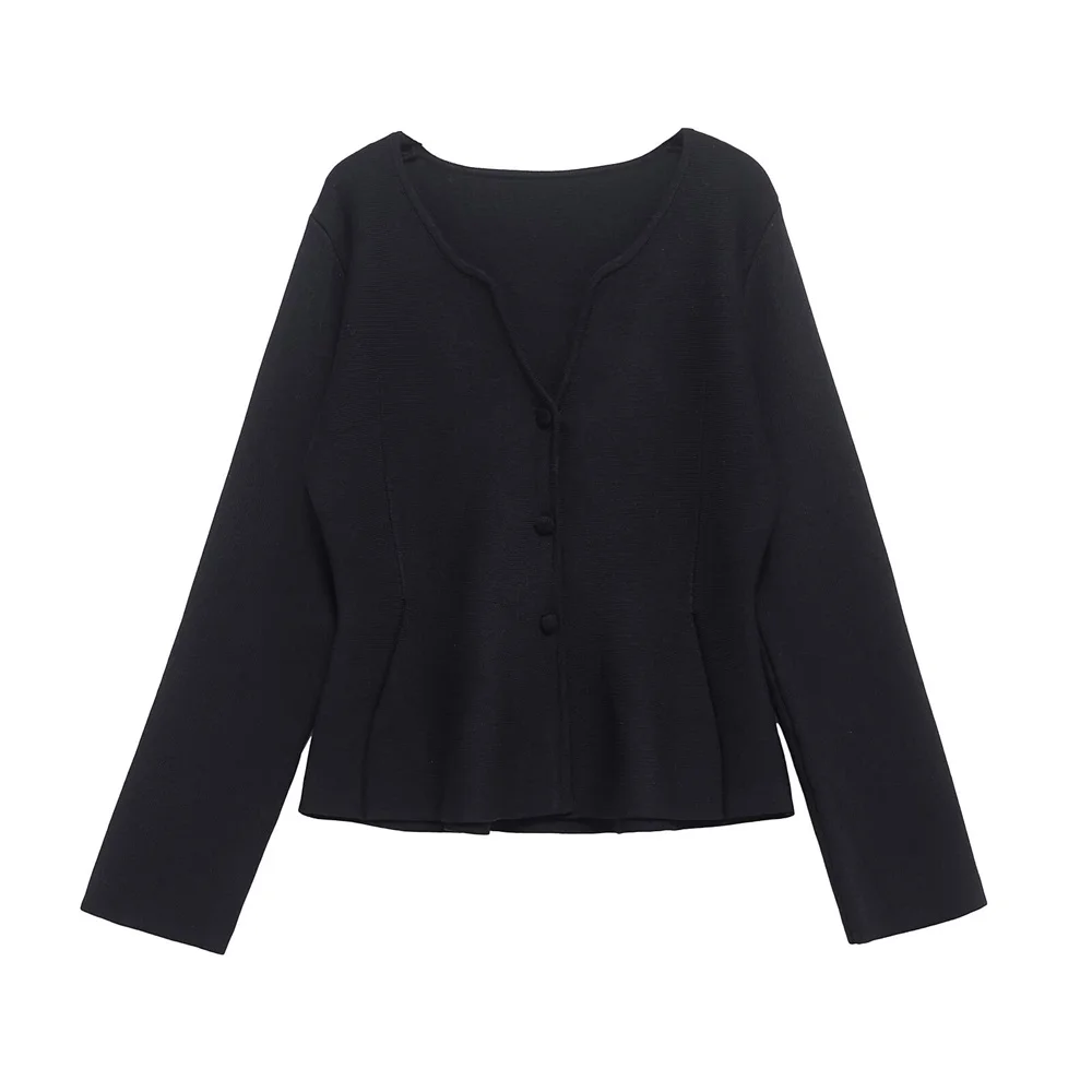 2025 TRAF Spring New Women's Clothing Design Sense Long Sleeve Fashion Simple Short Skirt Knitted Jacket with Bottom
2025 TRAF Spring New Women's Clothing Design Sense Long Sleeve Fashion Simple Short Skirt Knitted Jacket with Bottom