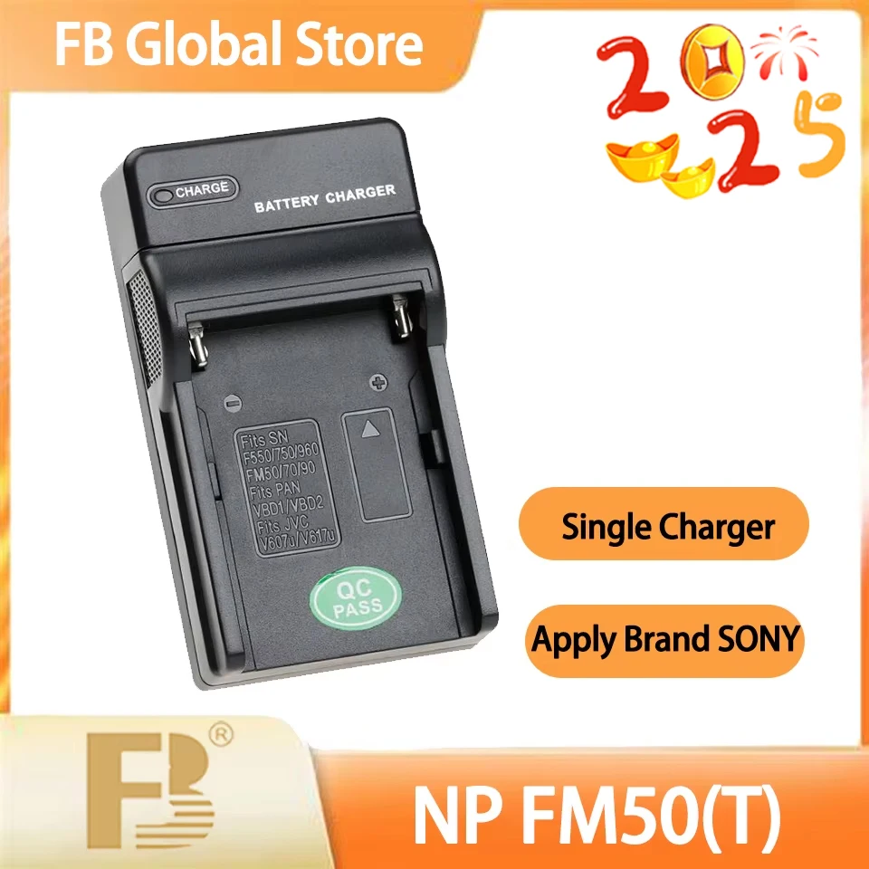 FB NP-FM50(T) Single Slot USB Input Port Lightweight Portable Digital Camera Battery Charger for SONY NP-FM50
FB NP-FM50(T) Single Slot USB Input Port Lightweight Portable Digital Camera Battery Charger for SONY NP-FM50