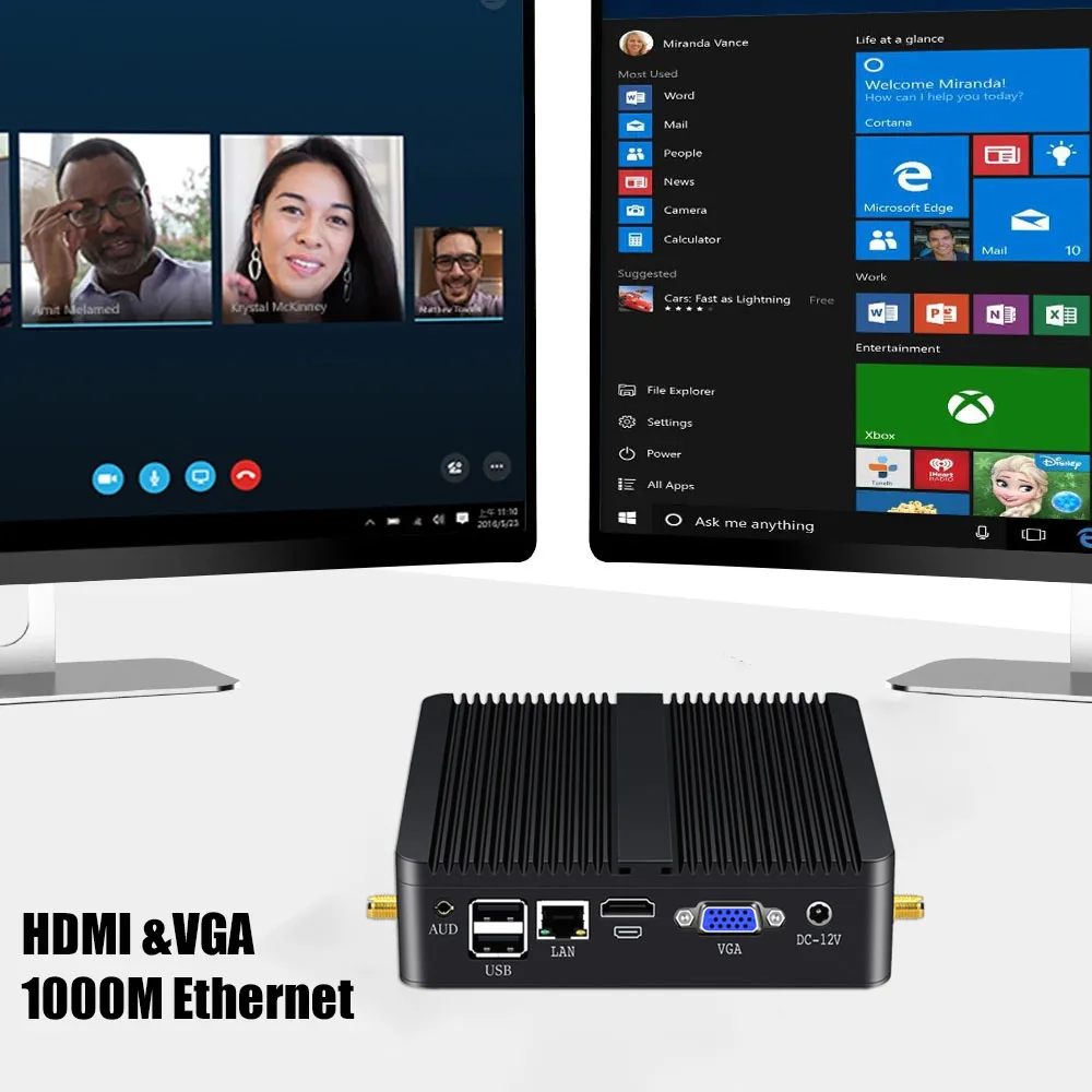 BEBEPC Industrial Mini PC with Inter Core i3 i5 i7 Support Linux WiFi 4G LTE Computer with 4xUSB2.0 4xUSB3.0 1xHDMI Win10 Ready
BEBEPC Industrial Mini PC with Inter Core i3 i5 i7 Support Linux WiFi 4G LTE Computer with 4xUSB2.0 4xUSB3.0 1xHDMI Win10 Ready