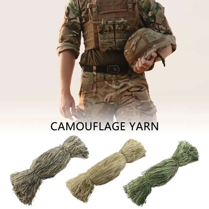 Camouflage Suit Yarn Suit Thread Yarn For Ghillie Clothing Non Fading Multi-Purpose Sewing Supplies For Outdoor Enthusiasts
Camouflage Suit Yarn Suit Thread Yarn For Ghillie Clothing Non Fading Multi-Purpose Sewing Supplies For Outdoor Enthusiasts