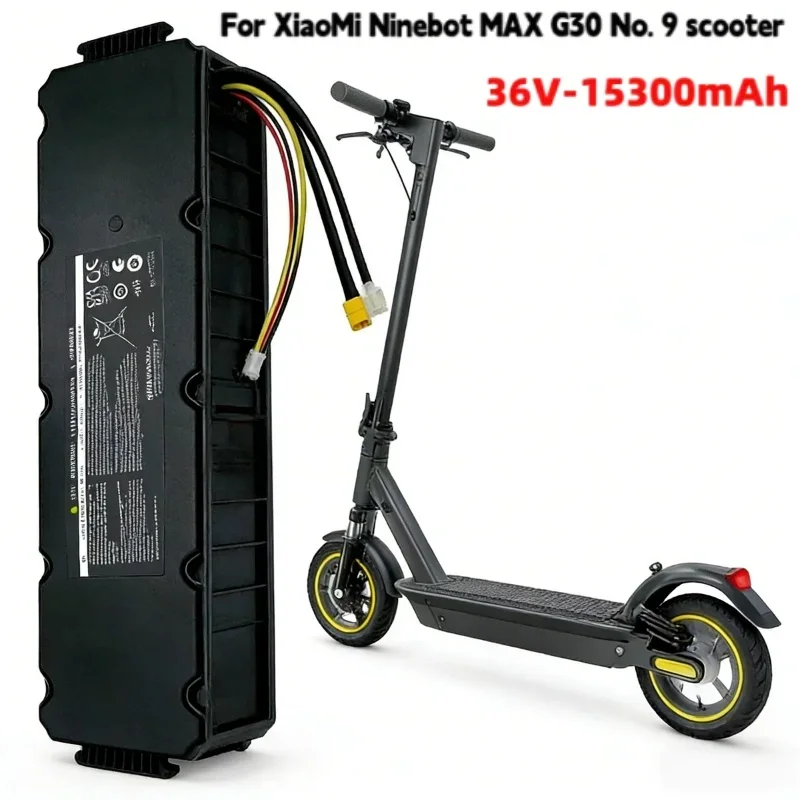 High Capacity 36V 15300mAh 10S6P Li-ion Battery Dedicated Replacement Pack for Xiaomi Ninebot G30 MAX No.9 Scooter Power Supply
High Capacity 36V 15300mAh 10S6P Li-ion Battery Dedicated Replacement Pack for Xiaomi Ninebot G30 MAX No.9 Scooter Power Supply