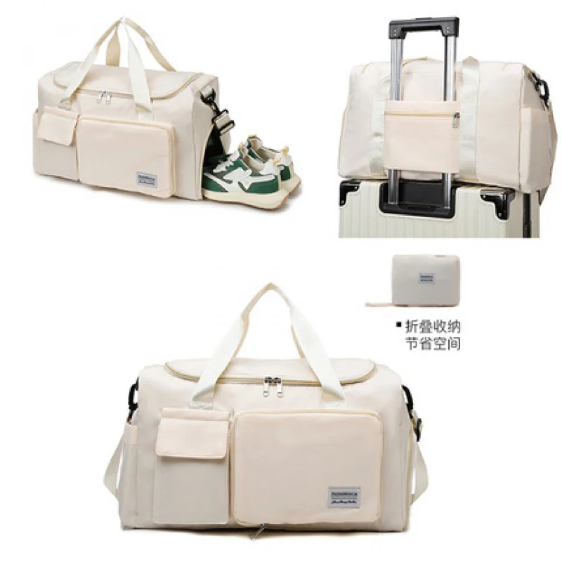 Спортивная сумка большой вместимости с отделением для сухого и влажного воздуха, спортивная сумка с независимым отделением для обуви, складная сумка для хранения для беременных
Спортивная сумка большой вместимости с отделением для сухого и влажного воздуха, спортивная сумка с независимым отделением для обуви, складная сумка для хранения для беременных