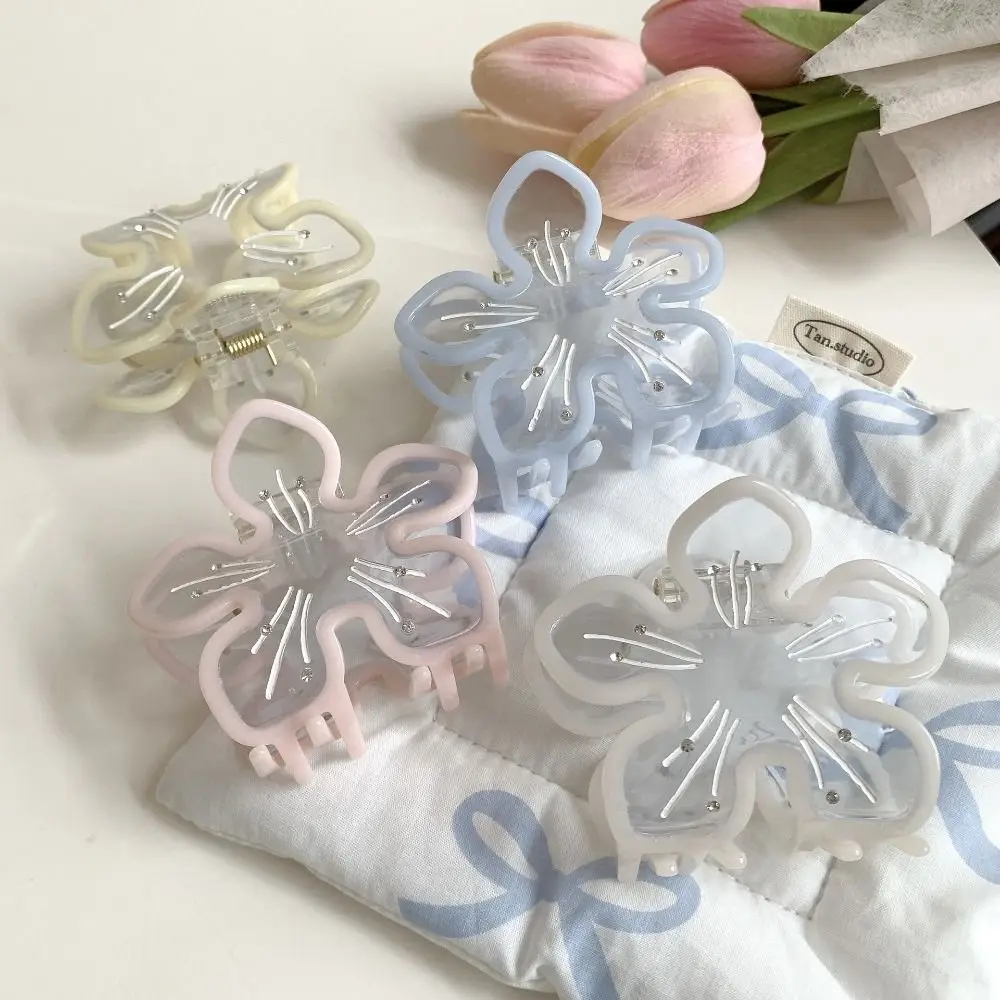 Rhinestone Flower Hair Claw Cherry Blossom Sakura Acetic Acid Flower Shark Clip Hairpin Headwear Transparent Hair Clip Travel
Rhinestone Flower Hair Claw Cherry Blossom Sakura Acetic Acid Flower Shark Clip Hairpin Headwear Transparent Hair Clip Travel