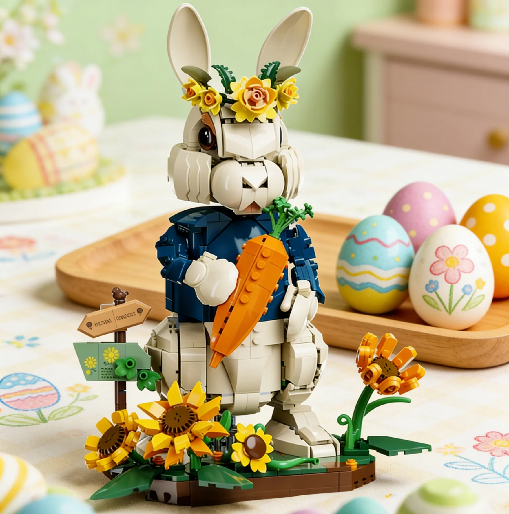 Rabbit Building Block Easter Bunny Animal Assembly Brick Collection Model Desktop Decoration Children Birthday Holiday Gifts
Rabbit Building Block Easter Bunny Animal Assembly Brick Collection Model Desktop Decoration Children Birthday Holiday Gifts