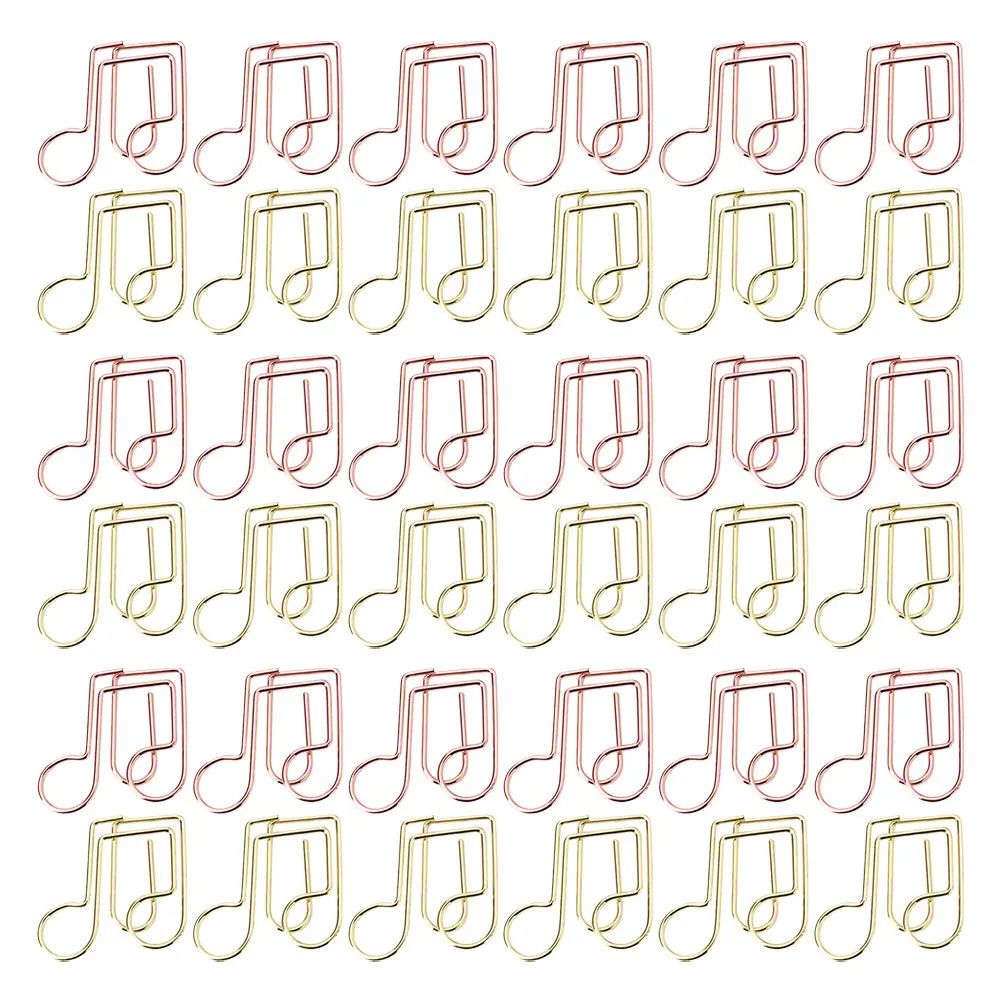 40Pcs Creative Musical Note Paper Clips Colorful Metal Office Supplies Documents Bookmarks Small Decorative Paper Clips
40Pcs Creative Musical Note Paper Clips Colorful Metal Office Supplies Documents Bookmarks Small Decorative Paper Clips