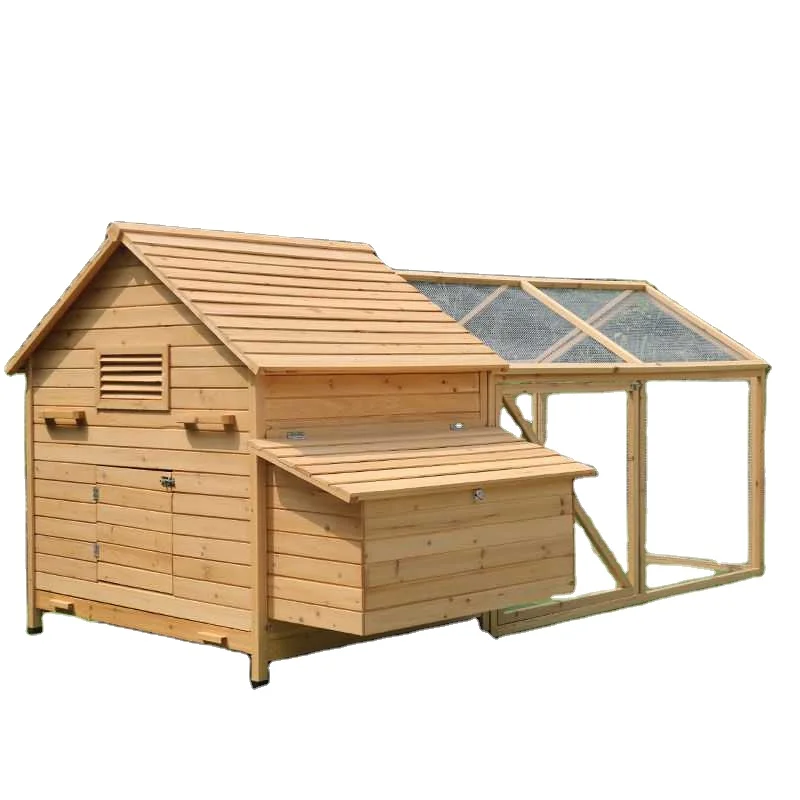 Wholesale Sale Outdoor 15 Hen Weatherproof High Quality Luxury Large Wood Chicken Coop
Wholesale Sale Outdoor 15 Hen Weatherproof High Quality Luxury Large Wood Chicken Coop