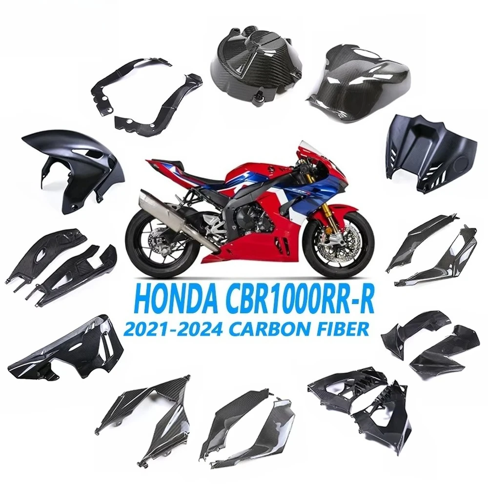 Carbon Real Full Pre-preg Dry Carbon Fiber Motorcycle Full Set Carbon Fairings for CBR1000RR-R 2021+
Carbon Real Full Pre-preg Dry Carbon Fiber Motorcycle Full Set Carbon Fairings for CBR1000RR-R 2021+