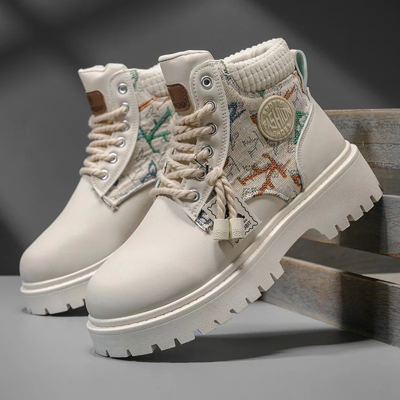 Slim Trend High Top Boots Flexible Warm Cushioned Insole Design, Anti-Slip Waterproof Structure for Cool Autumn and Winter Days
Slim Trend High Top Boots Flexible Warm Cushioned Insole Design, Anti-Slip Waterproof Structure for Cool Autumn and Winter Days