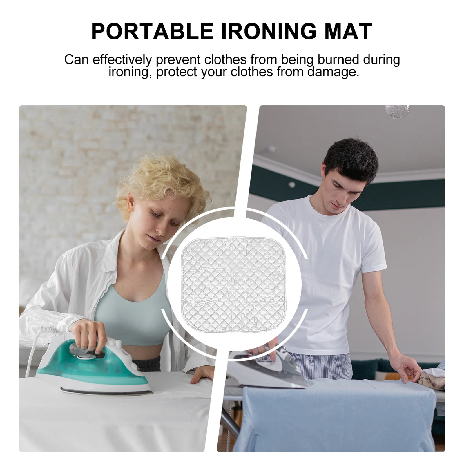 2pcs Heat Resistant Ironing Pad Foldable Portable Household Ironing Mat Tabletop Protection Multi-Use Pressing Cloth Insulation
2pcs Heat Resistant Ironing Pad Foldable Portable Household Ironing Mat Tabletop Protection Multi-Use Pressing Cloth Insulation