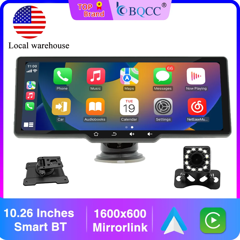 BQCC 10.26 Inch Car player Mirrorlink F133 Wireless Carplay Android Auto BT SD USB Car Stereo For Unoversal Car Radio
BQCC 10.26 Inch Car player Mirrorlink F133 Wireless Carplay Android Auto BT SD USB Car Stereo For Unoversal Car Radio