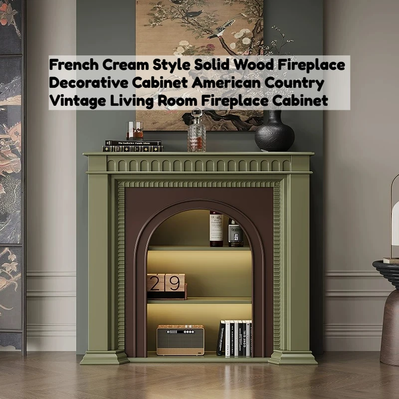 French Storage Fireplace Cabinet Cream Style Vintage Luxury Living Room Cabinet Standing Display Vetrina Soggiorno Furniture
French Storage Fireplace Cabinet Cream Style Vintage Luxury Living Room Cabinet Standing Display Vetrina Soggiorno Furniture
