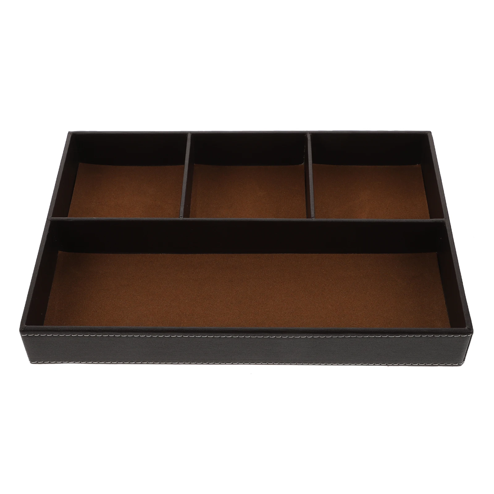 Multifunctional Jewelry Box Tabletop Organizer Container Black Density Board Dresser Tray
Multifunctional Jewelry Box Tabletop Organizer Container Black Density Board Dresser Tray