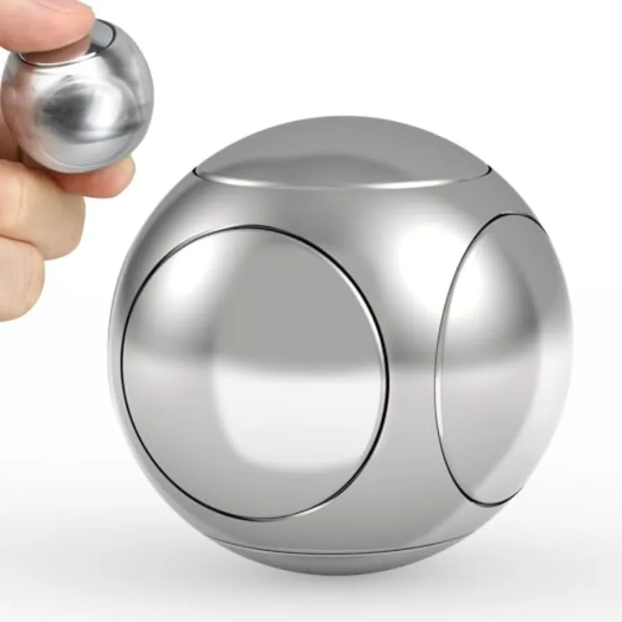 Fidget Hand Roller Metal Stress Ball Finger Anxiety Relief Fidget Spinner Toy for Kid Adult, Handheld Fingertip Gyro Kinetic To
Fidget Hand Roller Metal Stress Ball Finger Anxiety Relief Fidget Spinner Toy for Kid Adult, Handheld Fingertip Gyro Kinetic To