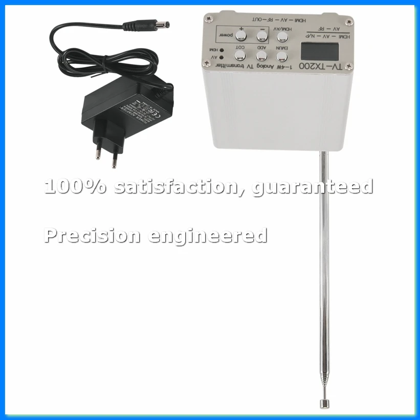 Analog TV Transmitter VHF/UHF Frequency Band Selectable Frequency Power Supports /CVBS Signal Input EU Plug-ABRM
Analog TV Transmitter VHF/UHF Frequency Band Selectable Frequency Power Supports /CVBS Signal Input EU Plug-ABRM