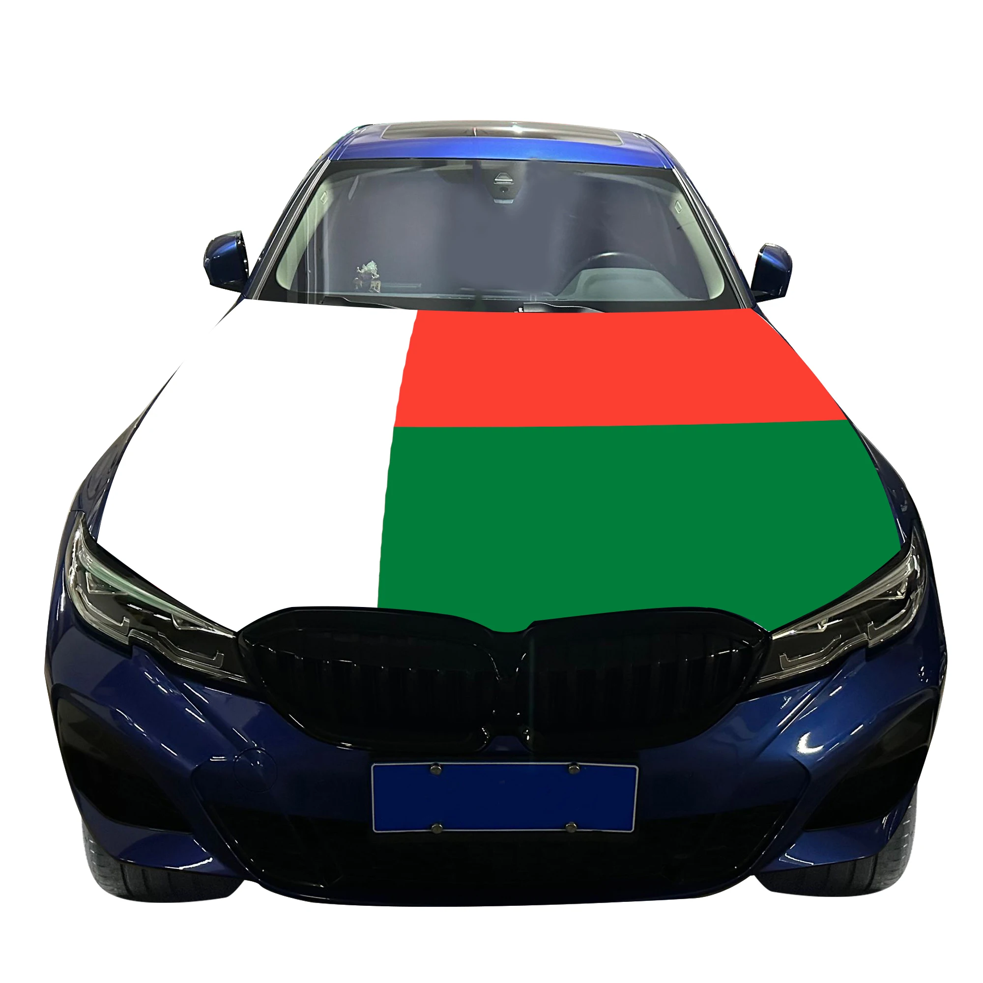 Madagascar Car Hood Cover Flag Universal Size Elastic Polyester 120x150cm for Car Decor
Madagascar Car Hood Cover Flag Universal Size Elastic Polyester 120x150cm for Car Decor