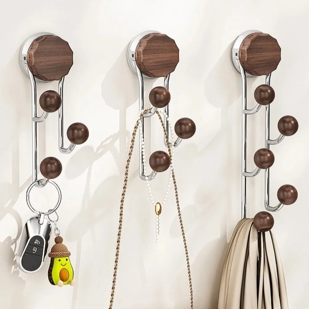 Antique Suction Cup Hook Without Punching Stainless Steel Vertical Hook Shelf Wood Grain Design Space Saving Wood Grain Hook
Antique Suction Cup Hook Without Punching Stainless Steel Vertical Hook Shelf Wood Grain Design Space Saving Wood Grain Hook