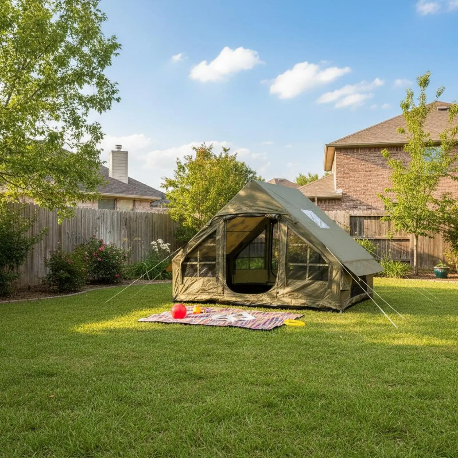Inflatable Camping Tent Protection Automatic Instant Setup Tent Outdoor Shelter Windproof Waterproof for Groups
Inflatable Camping Tent Protection Automatic Instant Setup Tent Outdoor Shelter Windproof Waterproof for Groups
