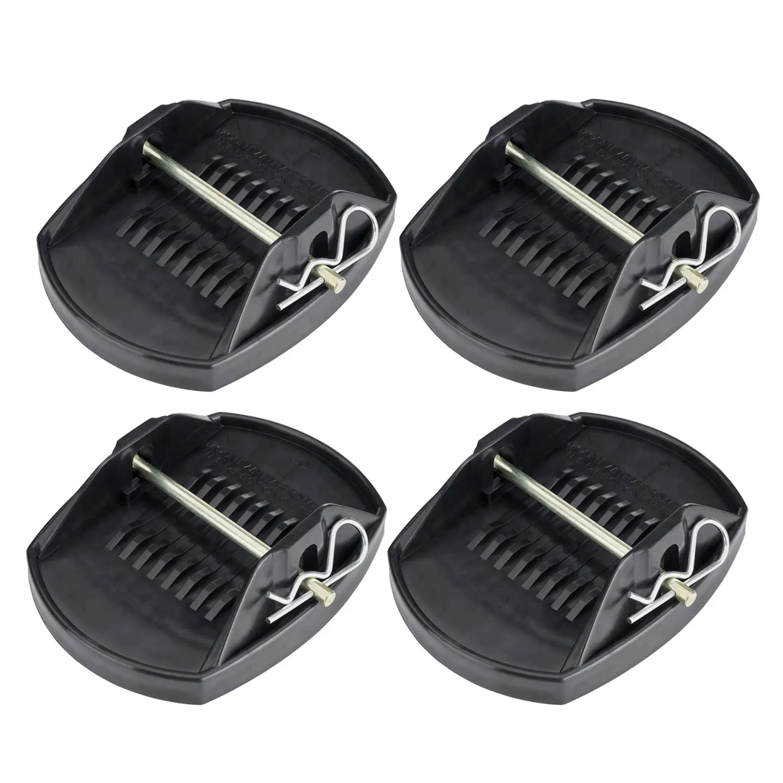 4 Pieces Caravan Jack Pads Anti Sag Leveller Support Stand for Trailers
4 Pieces Caravan Jack Pads Anti Sag Leveller Support Stand for Trailers