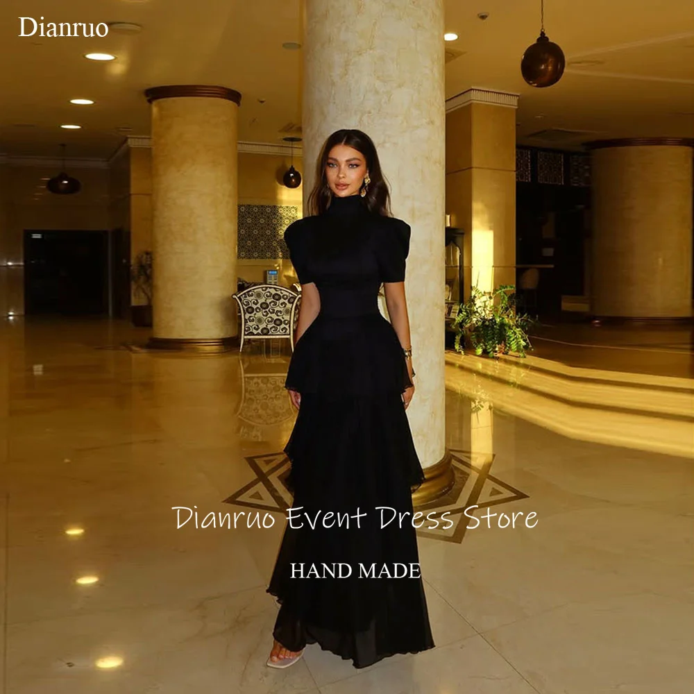 Dianruo модные черные вечерние платья с высоким вырезом, шифоновые вечерние платья, многоуровневые платья с рюшами по подолу для женщин, 2025 по индивидуальному заказу
Dianruo модные черные вечерние платья с высоким вырезом, шифоновые вечерние платья, многоуровневые платья с рюшами по подолу для женщин, 2025 по индивидуальному заказу