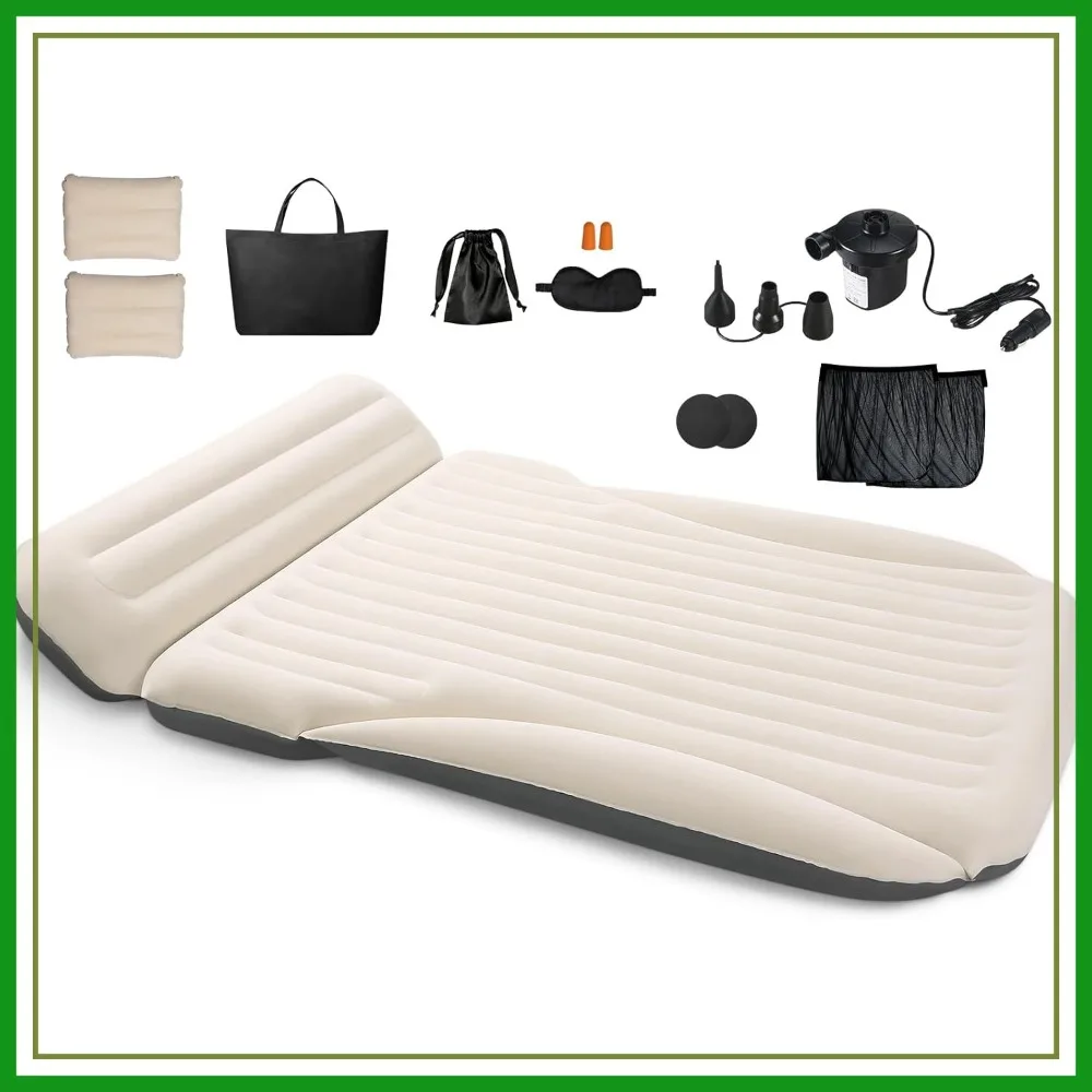 Car Air Mattress with Sleeping Accessories, Inflatable Bed for SUV Minivan, Leakproof Durable, White Gray
Car Air Mattress with Sleeping Accessories, Inflatable Bed for SUV Minivan, Leakproof Durable, White Gray