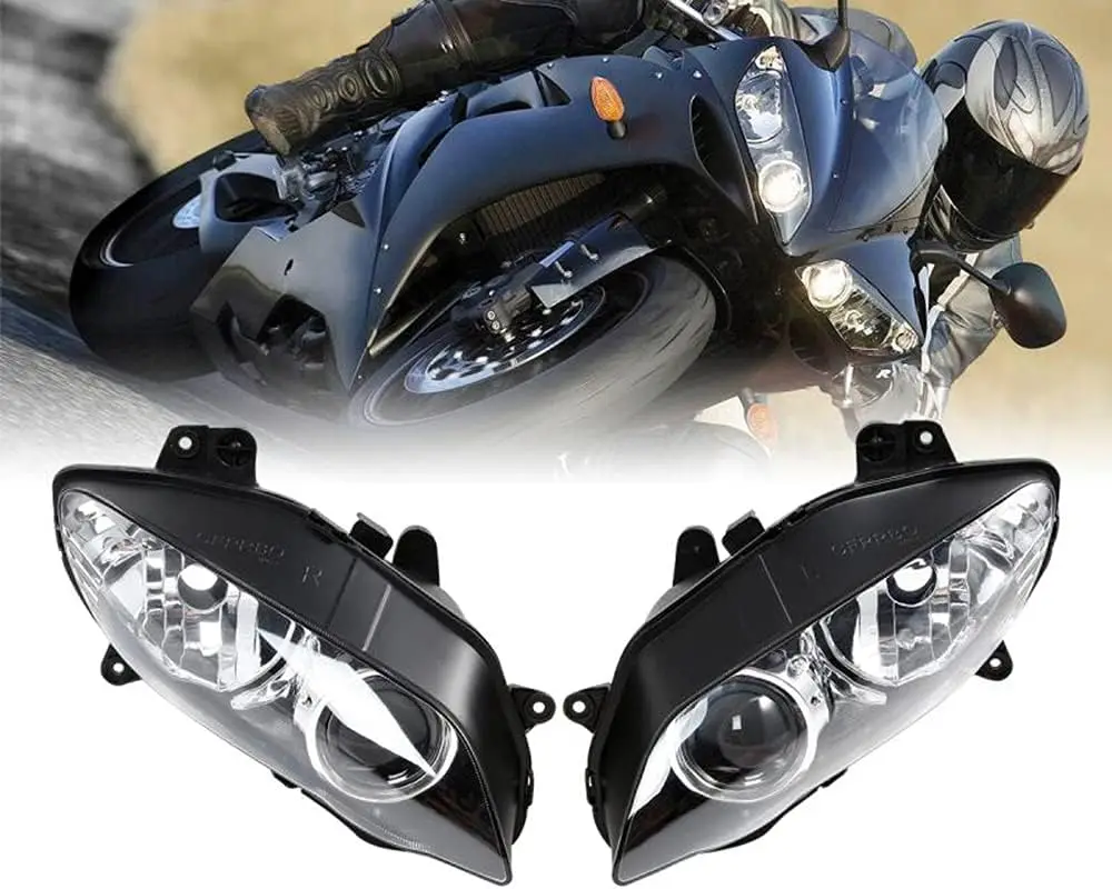 Мотоциклетные фары в сборе, крышка фары, подходит для Yamaha YZF R1 2004 2005 2006 YZF1000R, передняя фара в сборе, черная
Мотоциклетные фары в сборе, крышка фары, подходит для Yamaha YZF R1 2004 2005 2006 YZF1000R, передняя фара в сборе, черная