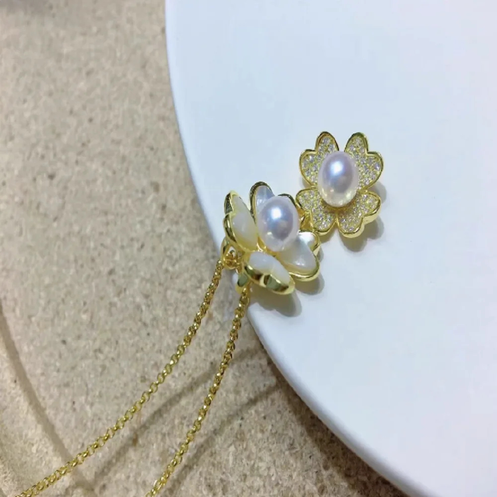 New Pearl Pendant AAAA5-6mm Nanhai Natural Round Pearl Pendant Necklace 925s 18inch
New Pearl Pendant AAAA5-6mm Nanhai Natural Round Pearl Pendant Necklace 925s 18inch