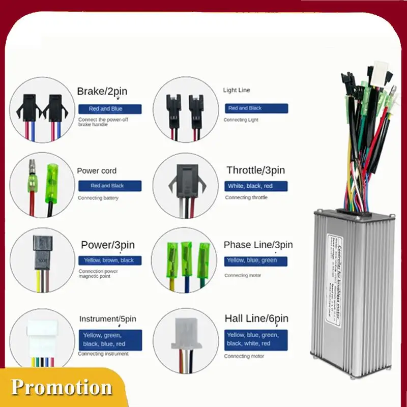 Hot!Bicycle Modification Parts Quantum 9 Tube 36/48V KT-25A Full Ordinary Headband Light Line Square Wave Controller
Hot!Bicycle Modification Parts Quantum 9 Tube 36/48V KT-25A Full Ordinary Headband Light Line Square Wave Controller