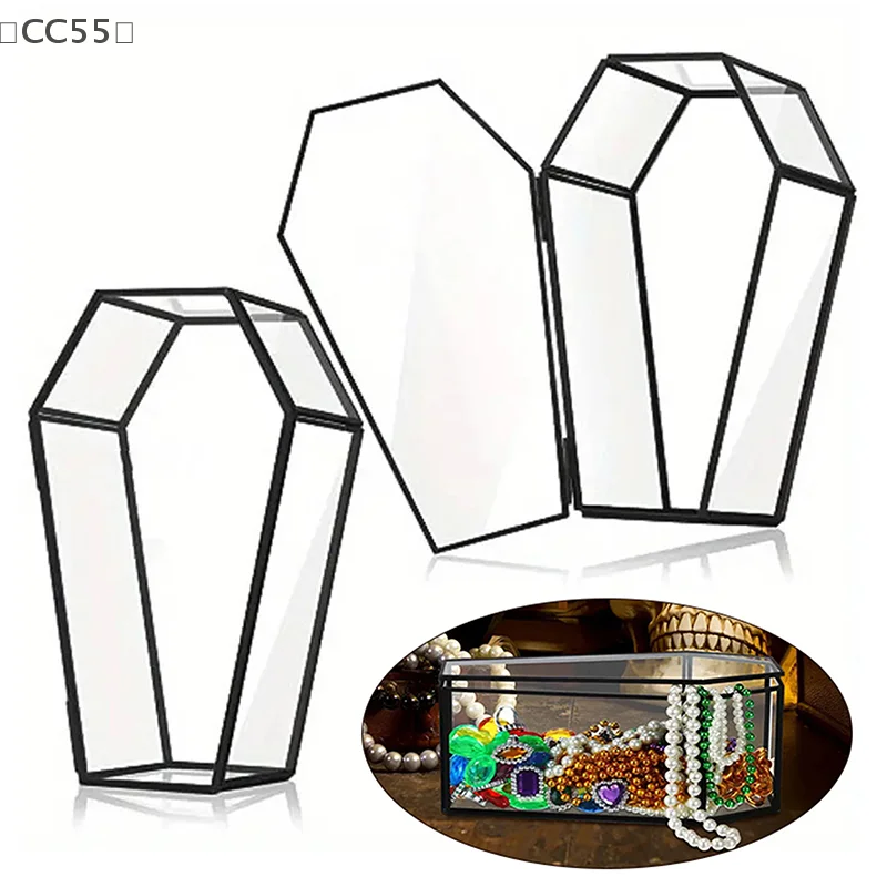 tipoCC55 VissCC55 VissraGothic Coffin Стеклянная шкатулка для драгоценностей Винтажная витрина Хэллоуин Коробка для хранения сувениров с откидной крышкой Поднос для конфет
tipoCC55 VissCC55 VissraGothic Coffin Стеклянная шкатулка для драгоценностей Винтажная витрина Хэллоуин Коробка для хранения сувениров с откидной крышкой Поднос для конфет