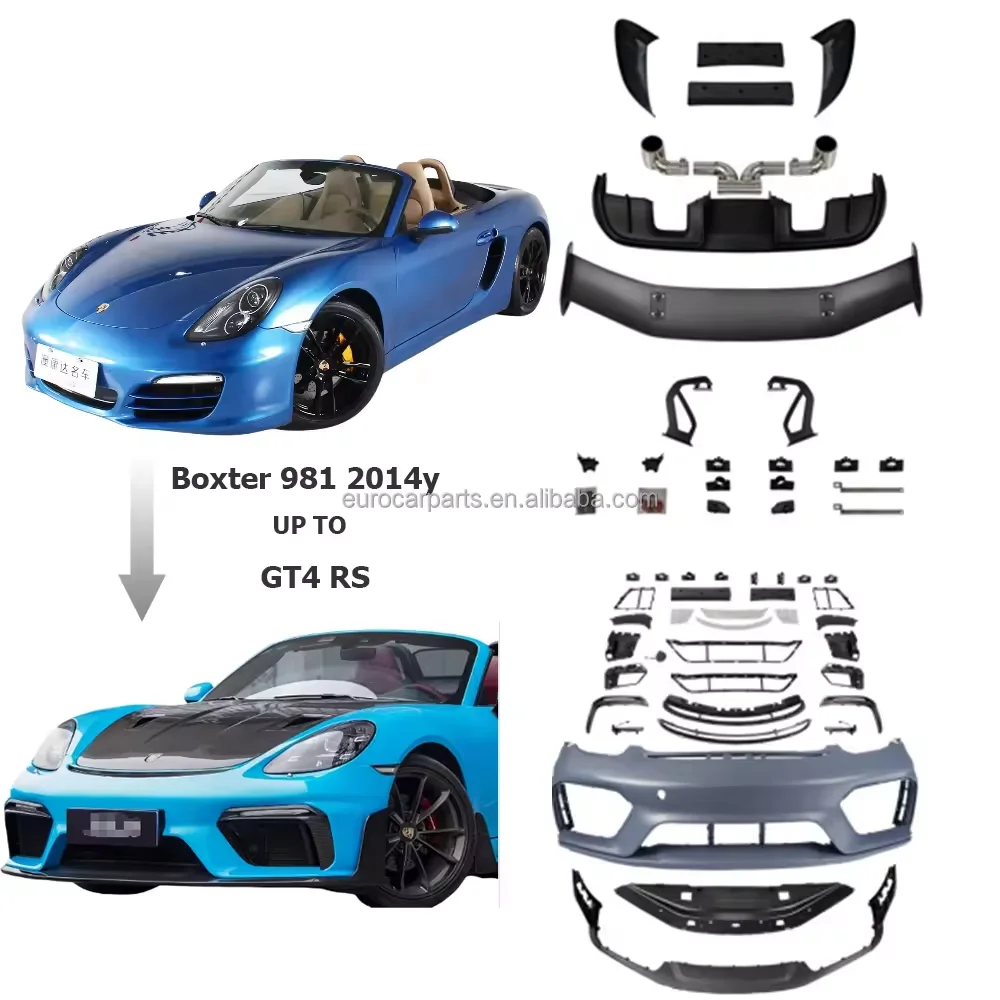 Коробка ter 981 2014Y обновление до GT4 RS автомобильный передний бампер задний диффузор выхлопные наконечники заднее крыло автонастройка для аксессуаров Комплект кузова
Коробка ter 981 2014Y обновление до GT4 RS автомобильный передний бампер задний диффузор выхлопные наконечники заднее крыло автонастройка для аксессуаров Комплект кузова